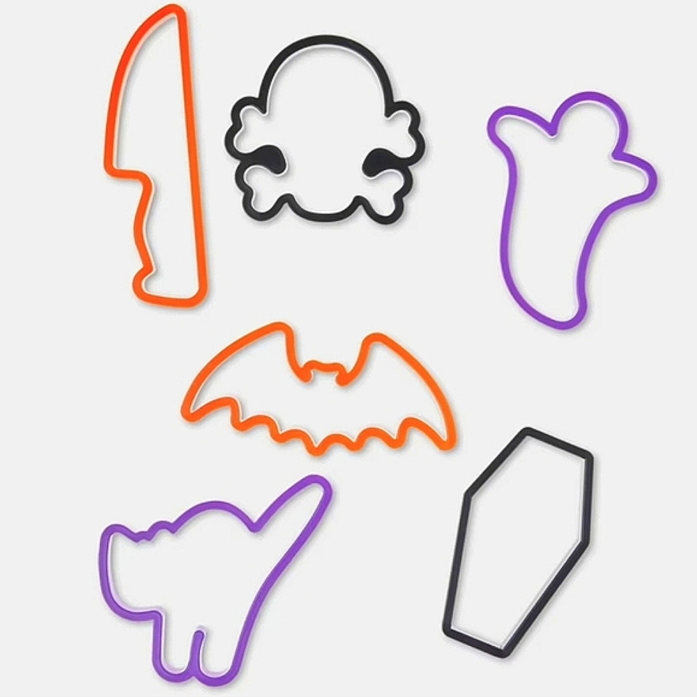 Halloween Themed Cookie Cutters Set of Six